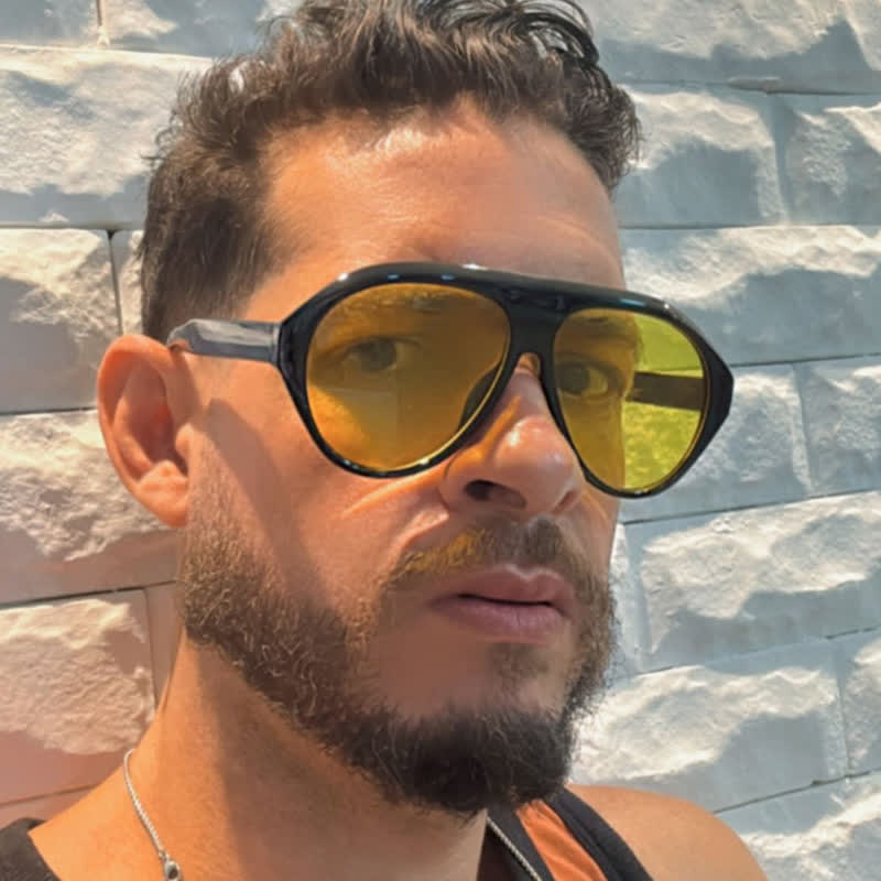 Spykay™ SG60857 Hipster Oversized Frame Aviator Sunglasses