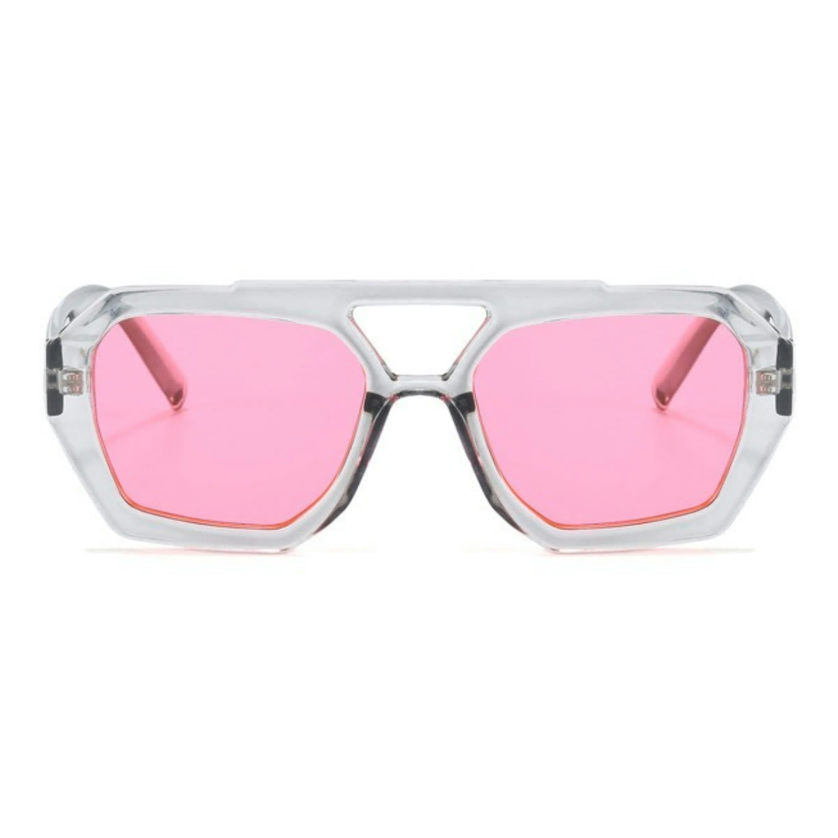 Spykay™ SG1024 Unique Double Bar Irregular Personality Retro Sunglasses