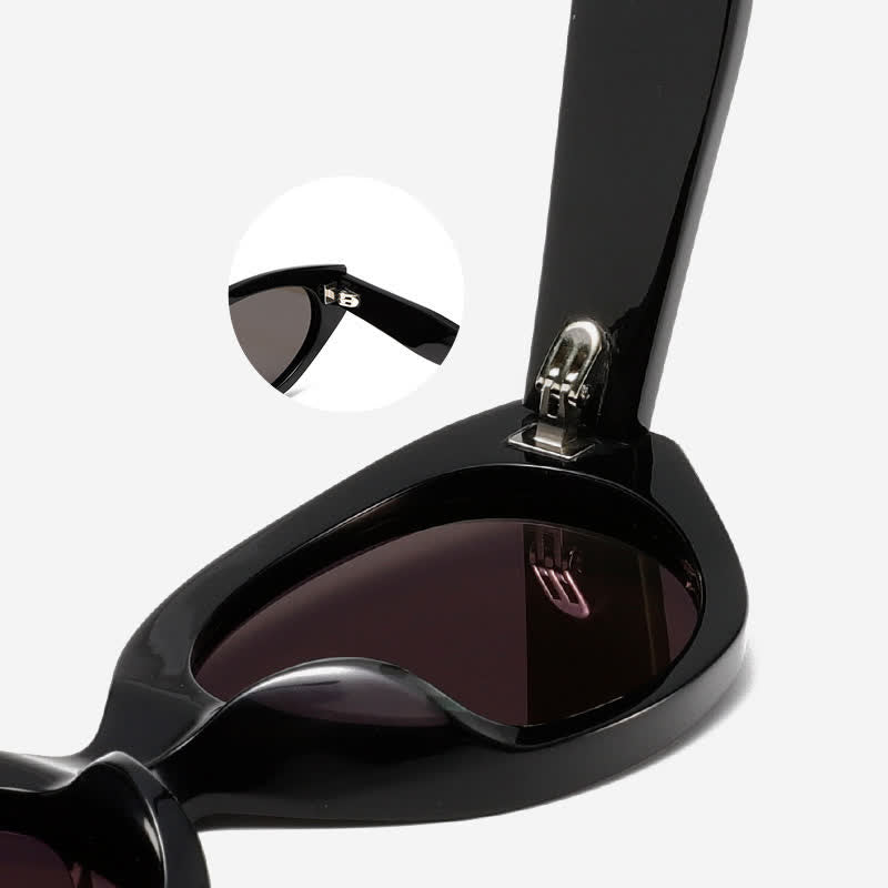 Spykay™ SG60774 Cat-Eye Retro-Vintage Polarized Sunglasses with Nylon Lenses