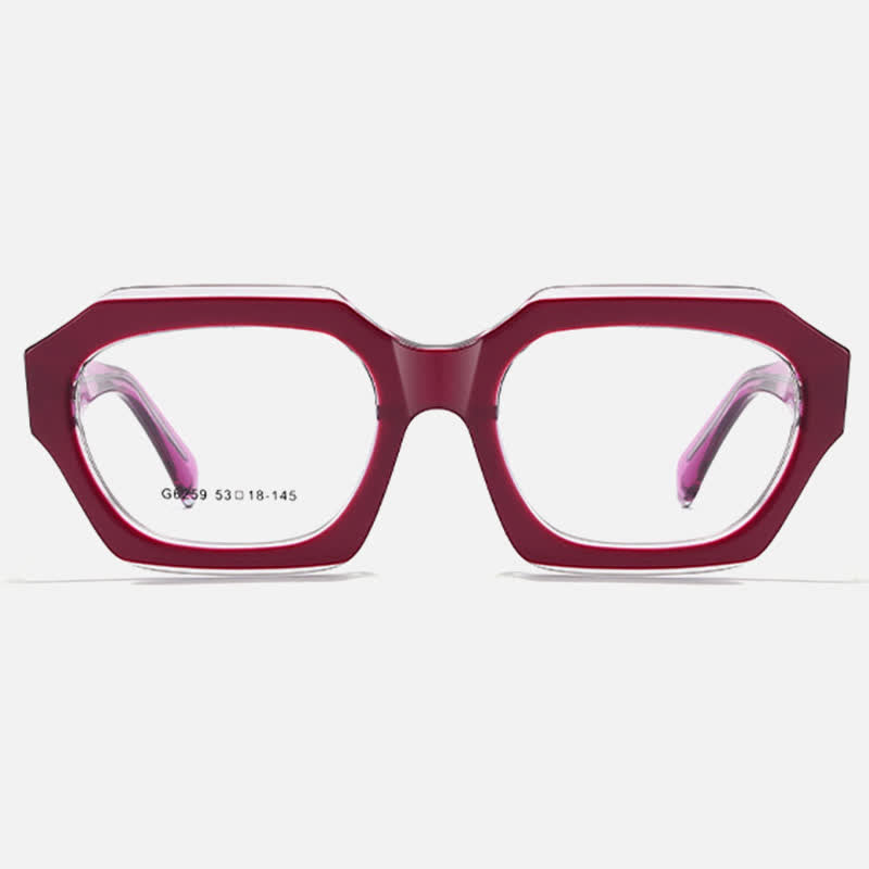 Spykay™ EG26799 Trendy Geometric Frame Anti-blue Light Glasses