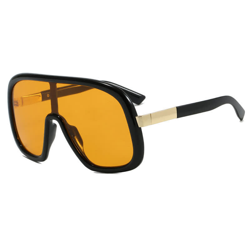 Spykay™ SG60952 Flat Top Double Bridges Oversized Trendy Aviator Sunglasses
