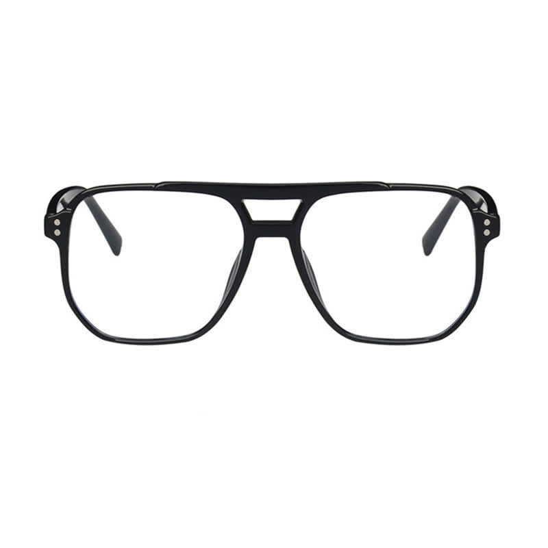 Spykay™ EG26676 Double Bridges Square Frames Anti-blue Light Eyeglasses