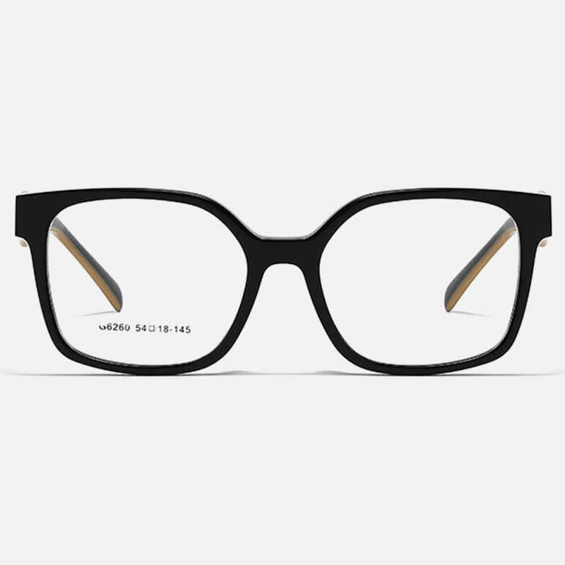 Spykay™ EG26789 Tortoise Shell Pattern Classic Square Frame Anti-blue Light Glasses