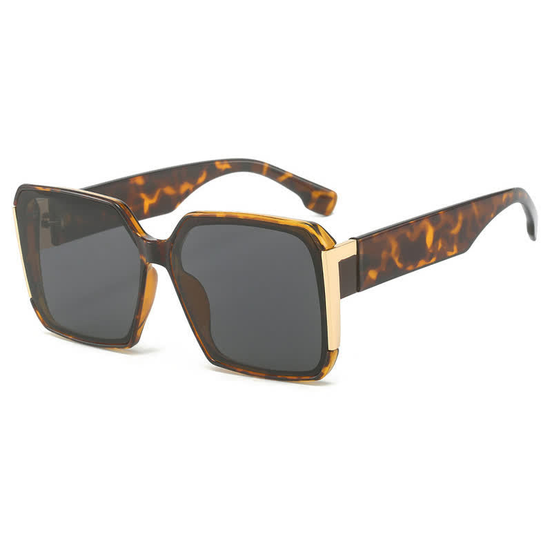 Spykay™ SG60836 Square Frame Oversized Rimless Sunglasses