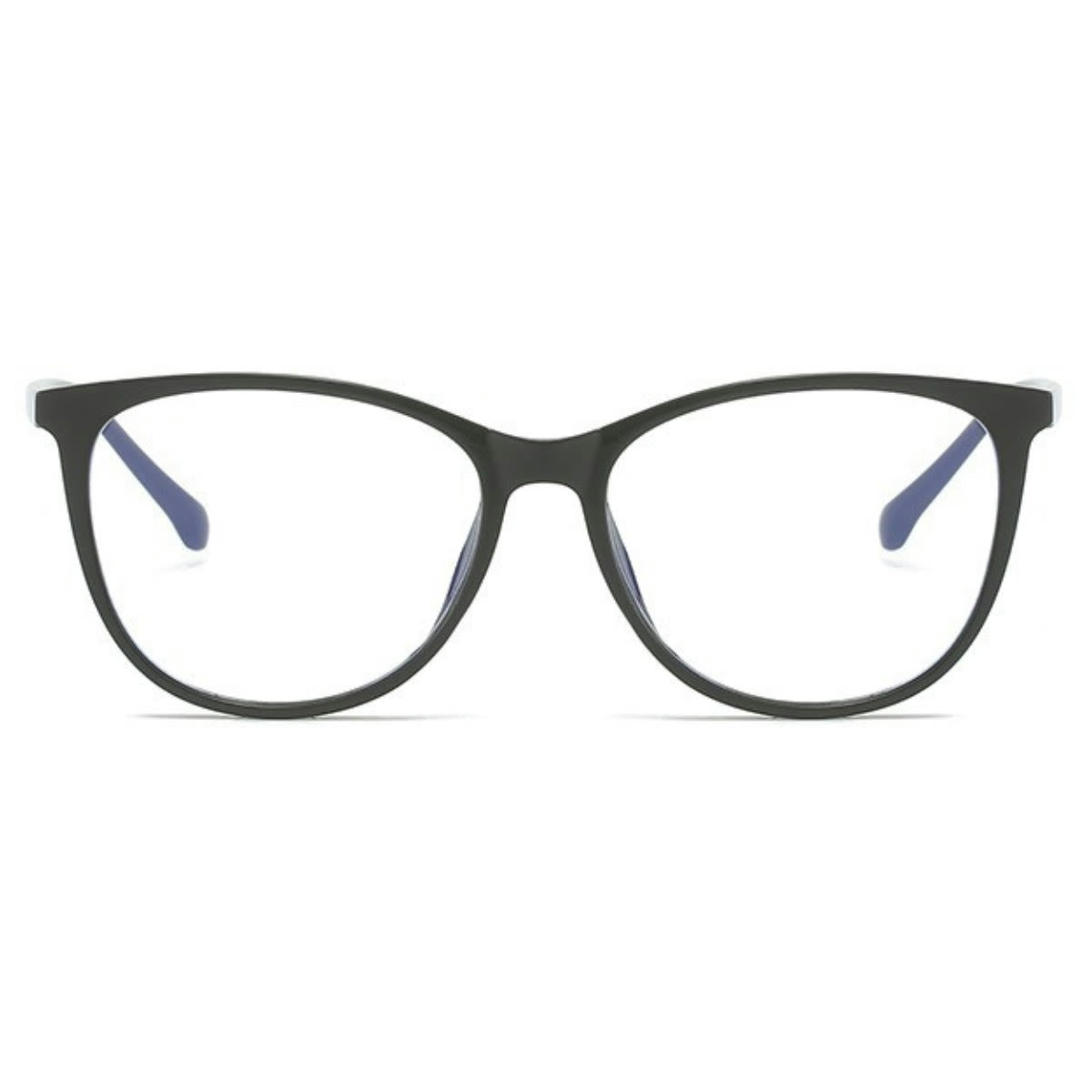 Spykay™ EG1012 Women's Round PC Frame Personality Fashion Clear Lens Glasses With Gradient Tint Clear Glasses Accessories