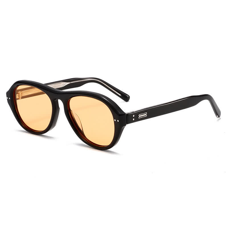 Spykay™ SG60771 Retro Fashion Oval Frame Sunglasses with Nylon Lenses
