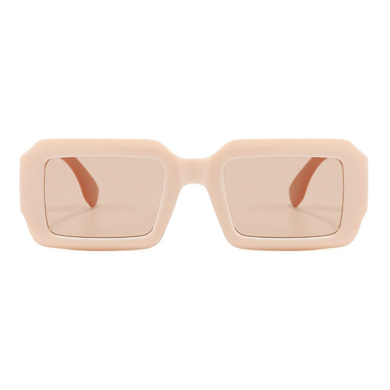 Spykay™ SG60843 Fashion Simple Rectangle Thick Frame Sunglasses