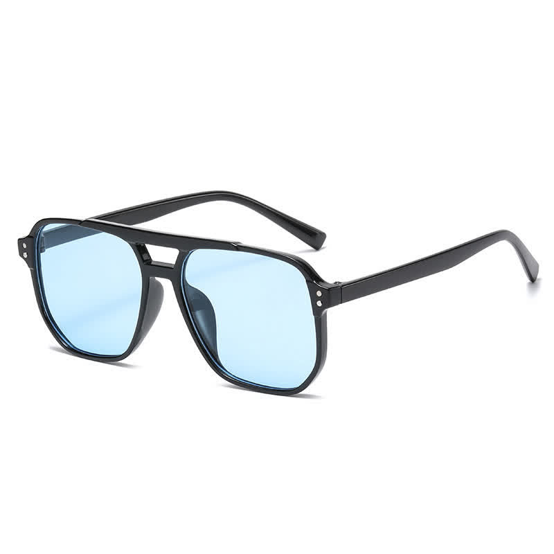 Spykay™ SG60735 Vintage Double Bridges Tinted Aviator Sunglasses