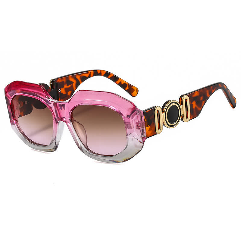 Spykay™ SG60947 Trendy Geometric Thick Frame Sunglasses