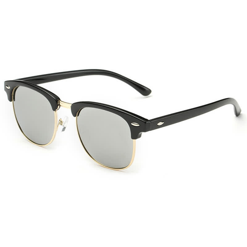 Spykay™ SG60929 Semi-Rimless Polarized Square Frame Browline Sunglasses for Fishing&Driving