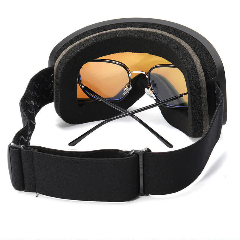 Spykay™ SG60981 Large Frame Anti Fog Over Glasses Ski Goggles for Men Women