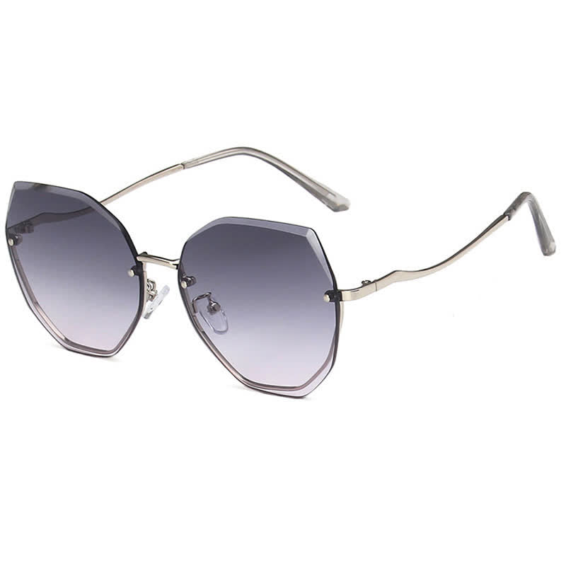 Spykay™ SG60900 Geometric Rimless Tinted Sunglasses
