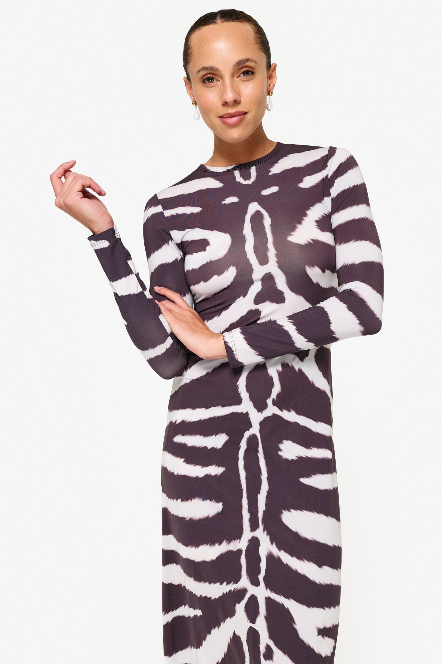 Zebra - Print Maxi Dress