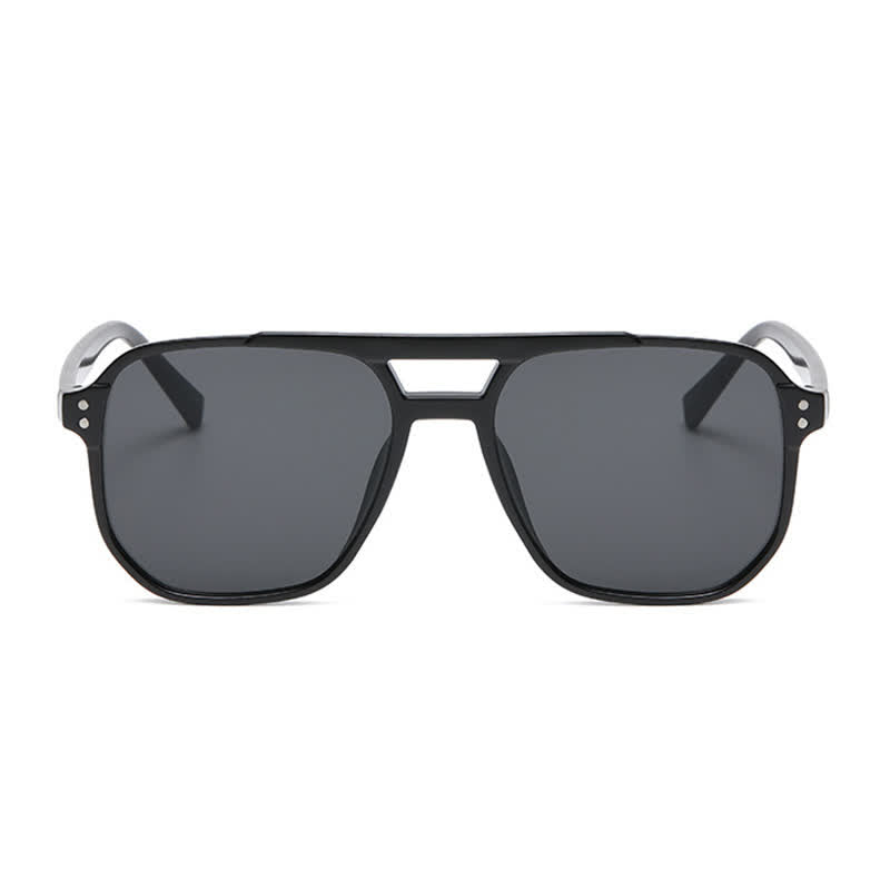 Spykay™ SG60735 Vintage Double Bridges Tinted Aviator Sunglasses
