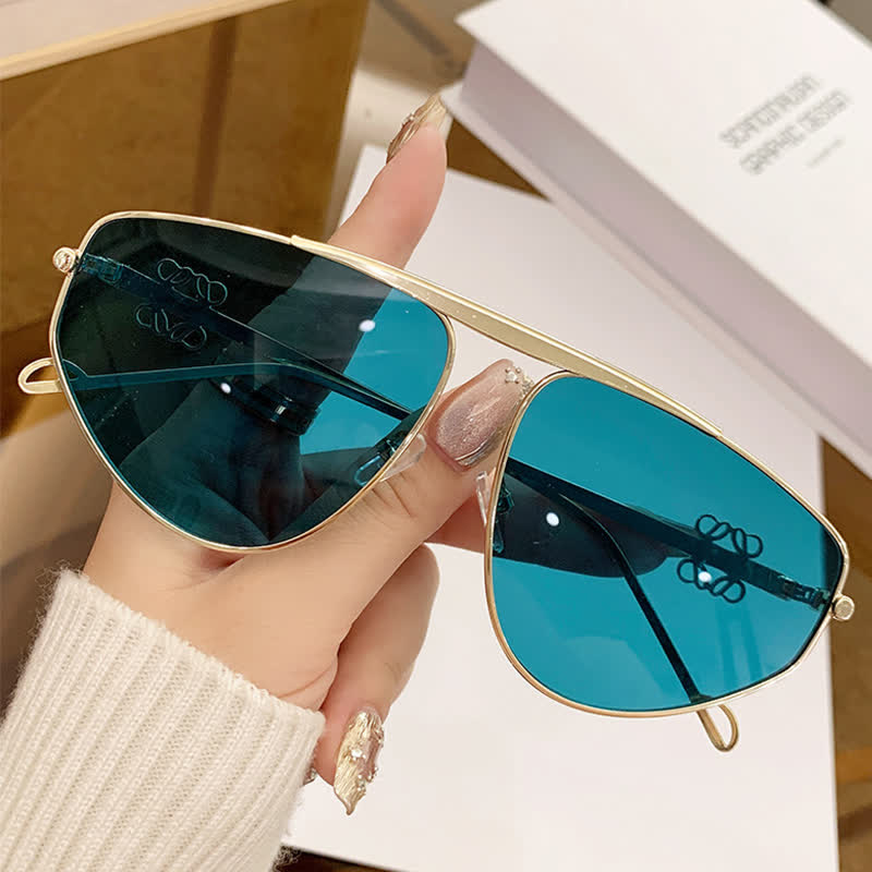 Spykay™ SG60906 Hollow-out Irregular Aviator Sunglasses