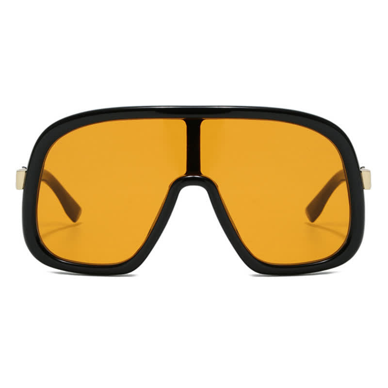 Spykay™ SG60952 Flat Top Double Bridges Oversized Trendy Aviator Sunglasses