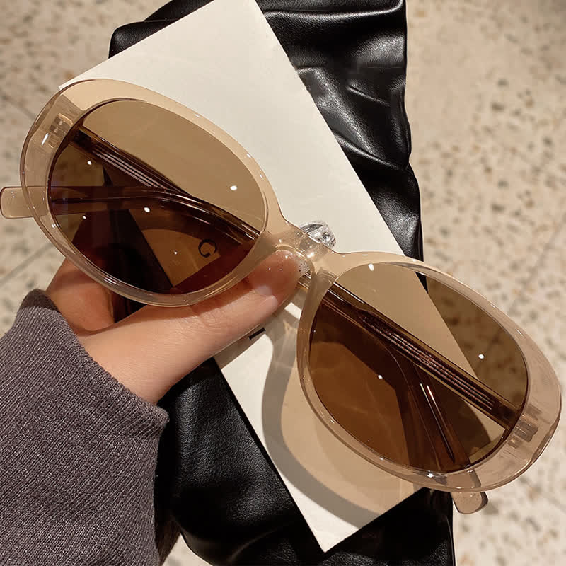 Spykay™ SG60773 Oval Frame Retro-Vintage Polarized Sunglasses