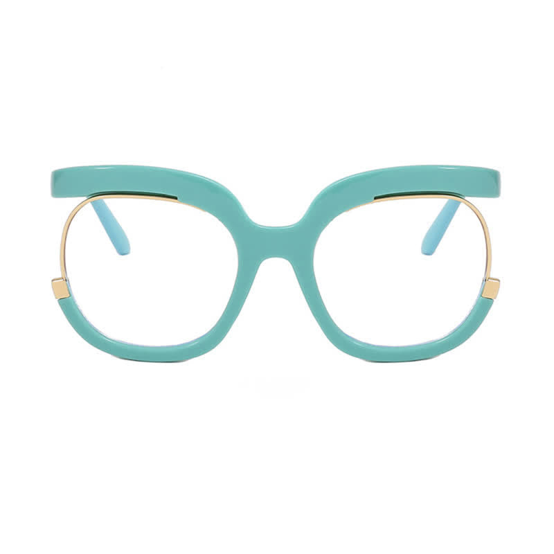 Spykay™ EG26670 Anti-blue Light Round Frames Owl Oversized Eyeglasses