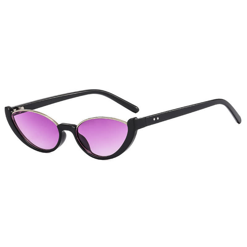 Spykay™ SG60716 Unisex Hipster Semi-Rimless Cat-Eye Sunglasses