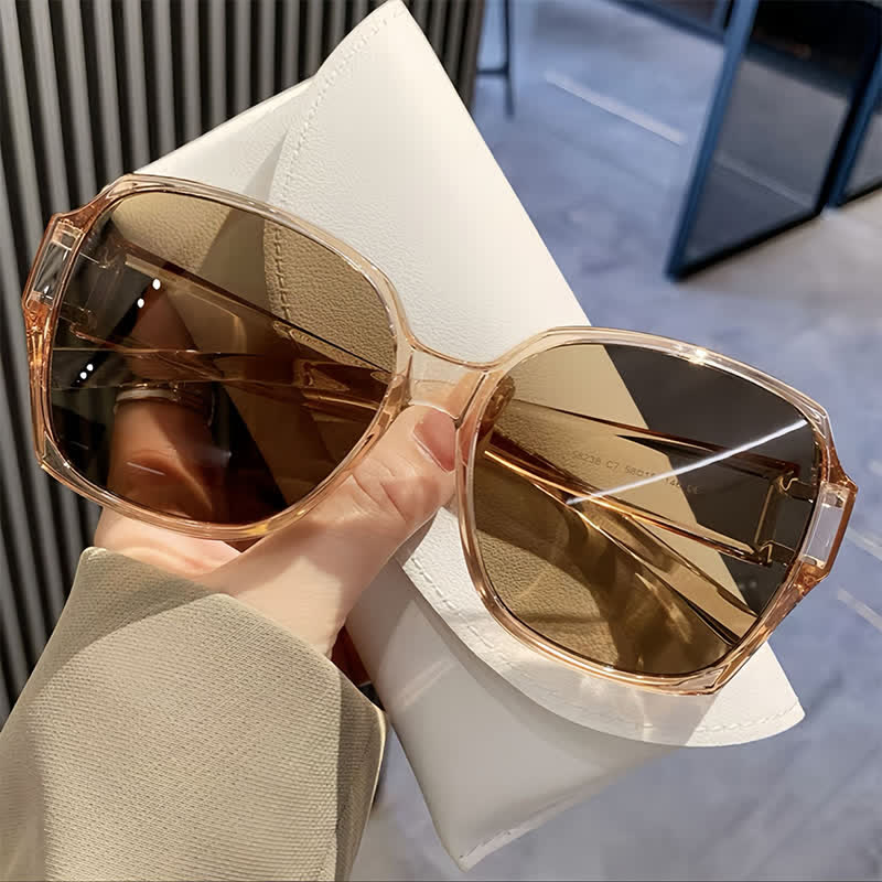 Spykay™ SG60859 Square Frame Polarized Driving Sunglasses Fit Over Glasses for Nearsighted People
