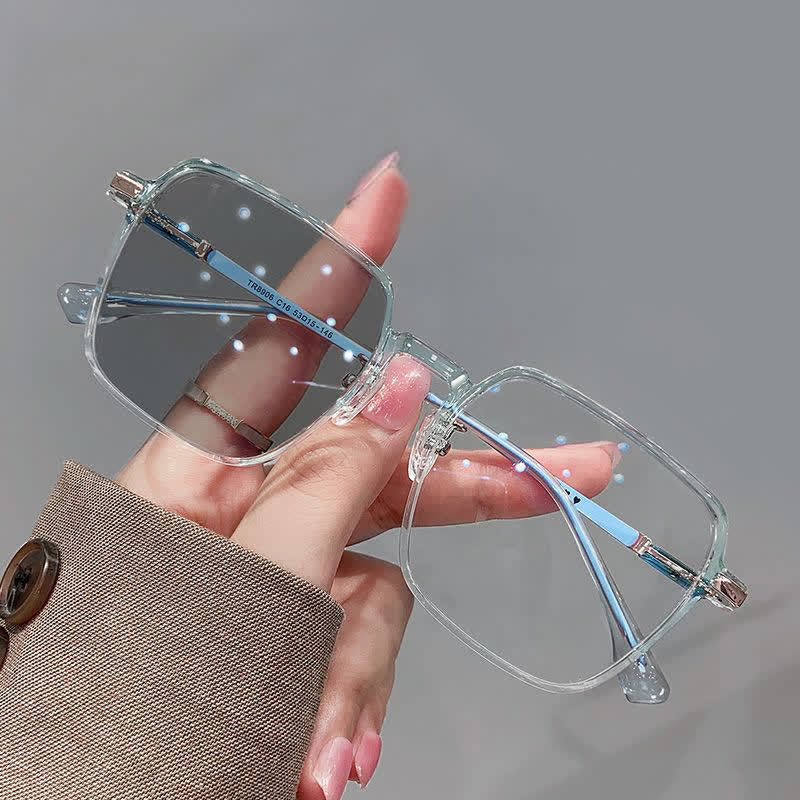 Spykay™ SG60934 Square Oversized Frame Hipster Photochromic Sunglasses
