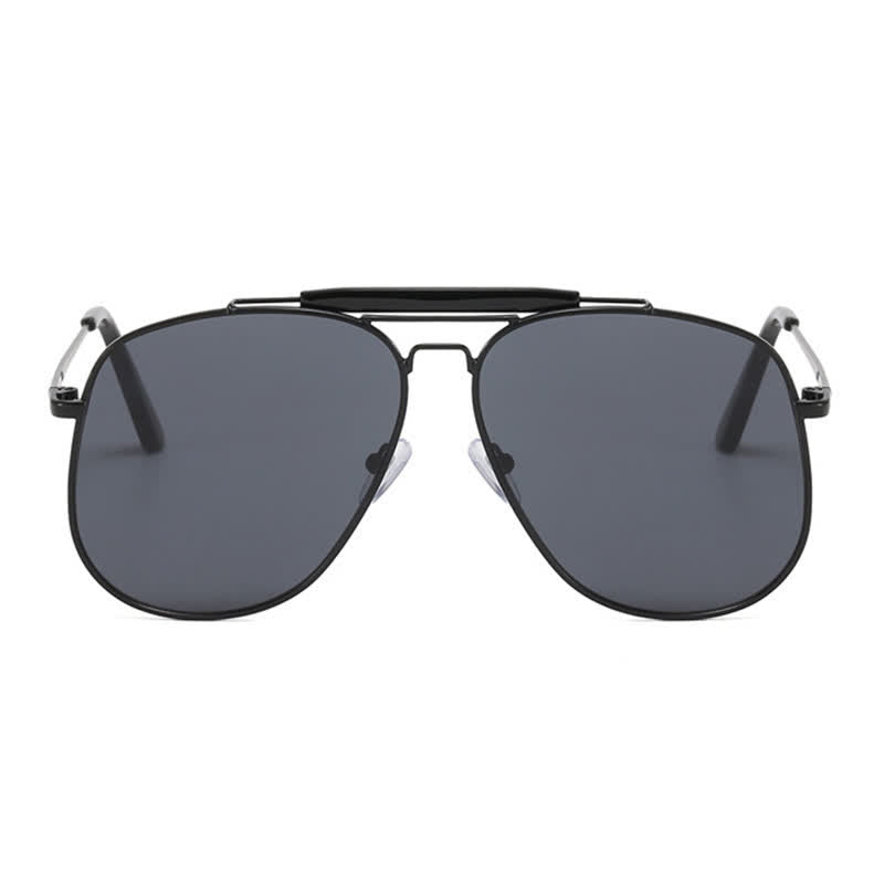 Spykay™ SG60828 Double Bridges Oversized Frame Hipster Aviator Sunglasses