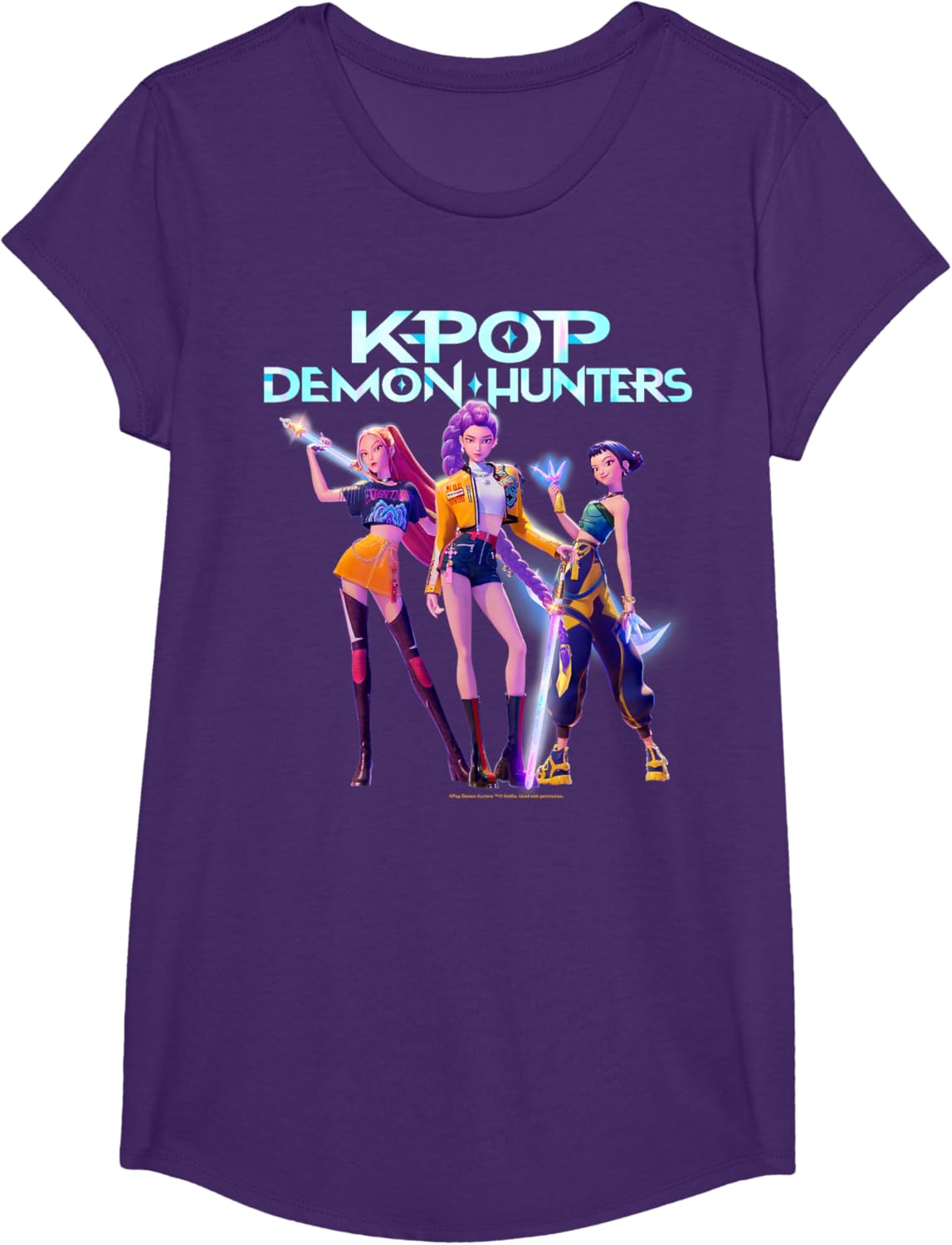 Christmas Huntrix Heroic Poses Group Shot T-Shirt