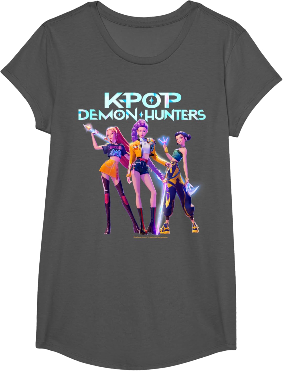 Christmas Huntrix Heroic Poses Group Shot T-Shirt