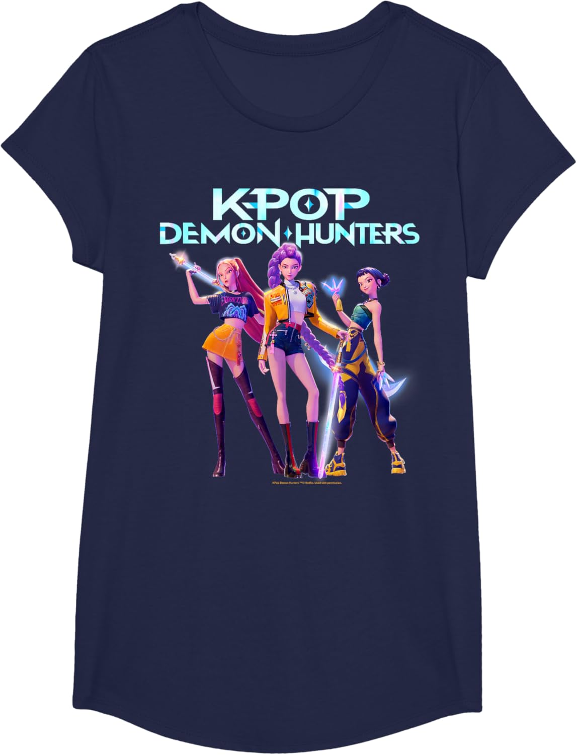 Christmas Huntrix Heroic Poses Group Shot T-Shirt