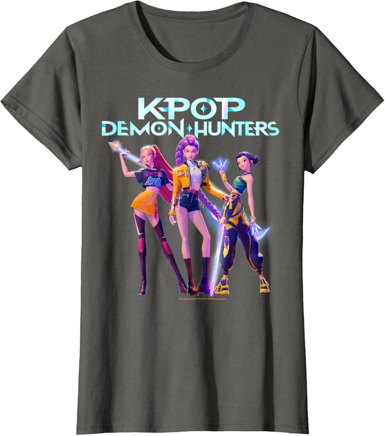 Christmas Huntrix Heroic Poses Group Shot T-Shirt