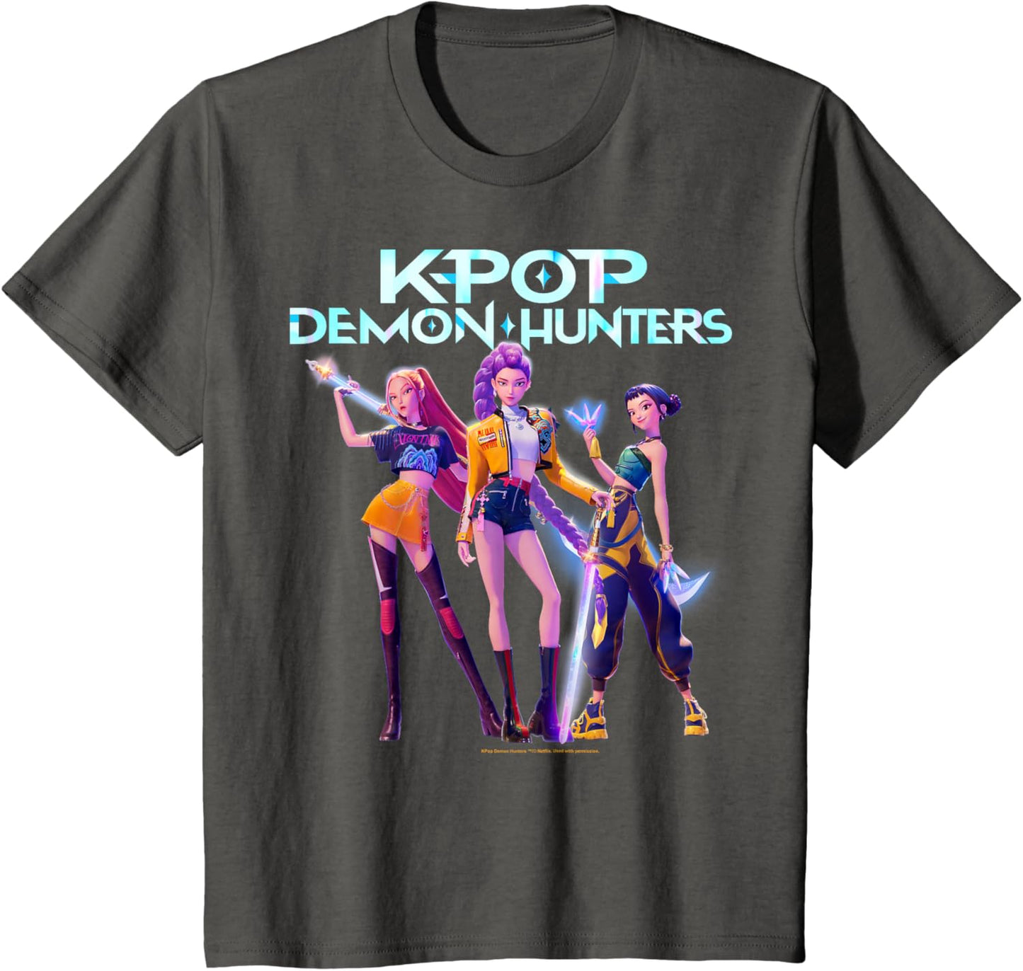 Christmas Huntrix Heroic Poses Group Shot T-Shirt