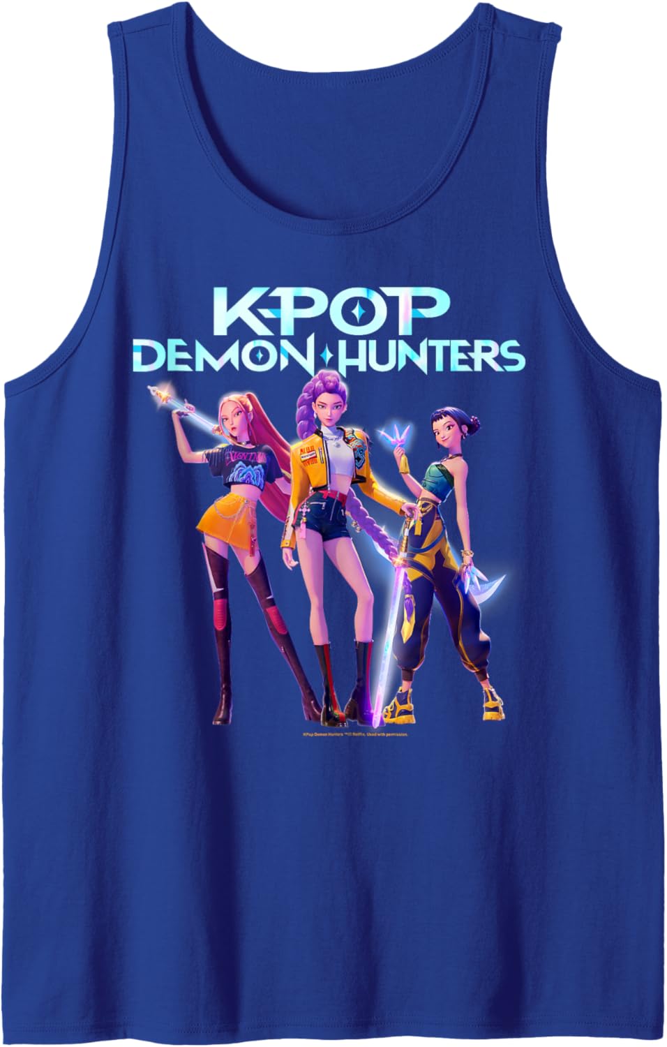 Christmas Huntrix Heroic Poses Group Shot Tank Top