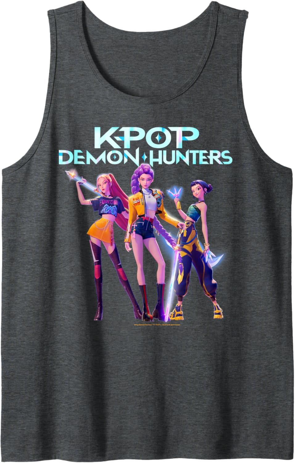 Christmas Huntrix Heroic Poses Group Shot Tank Top