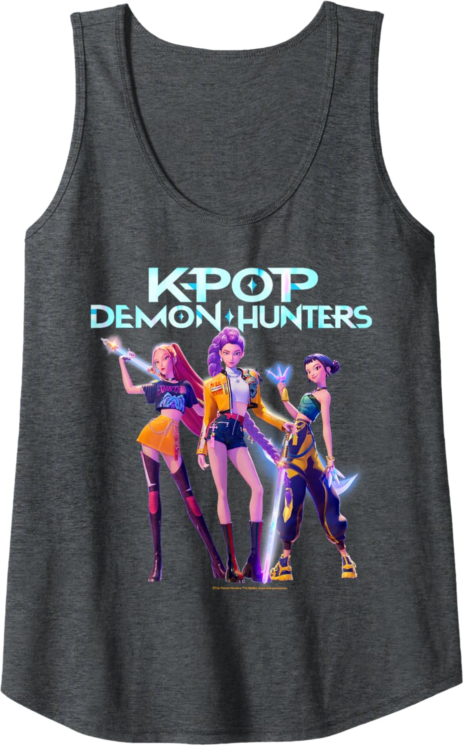 Christmas Huntrix Heroic Poses Group Shot Tank Top