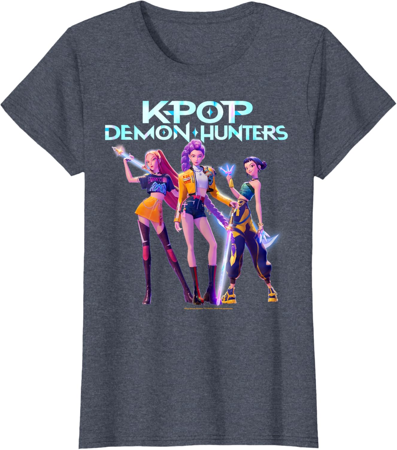 Christmas Huntrix Heroic Poses Group Shot T-Shirt