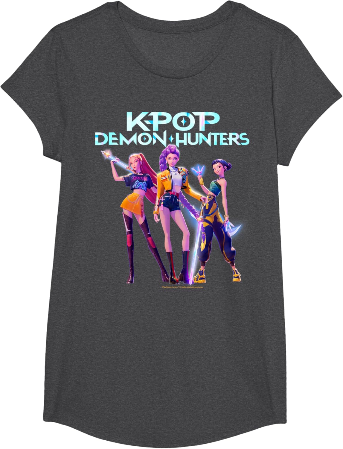 Christmas Huntrix Heroic Poses Group Shot T-Shirt