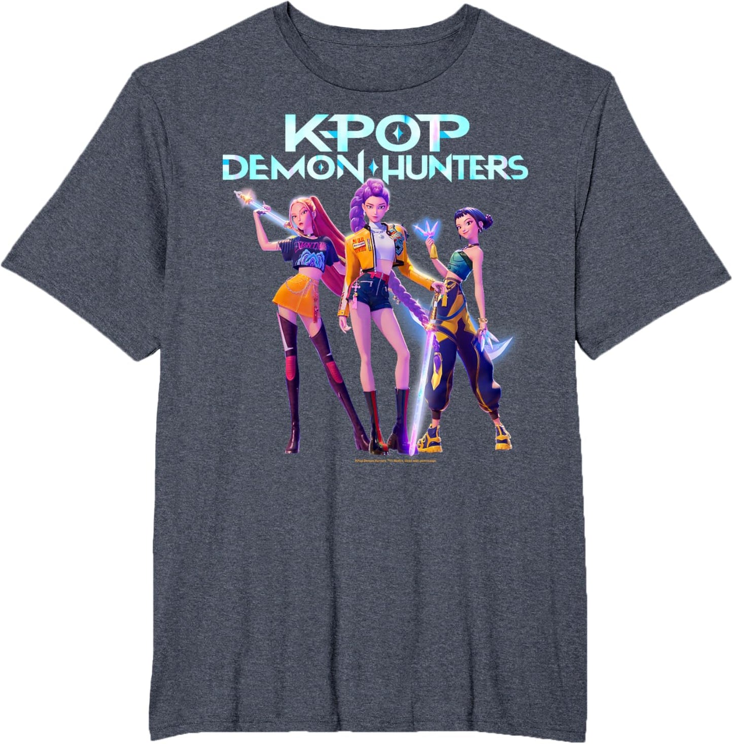 Christmas Huntrix Heroic Poses Group Shot T-Shirt