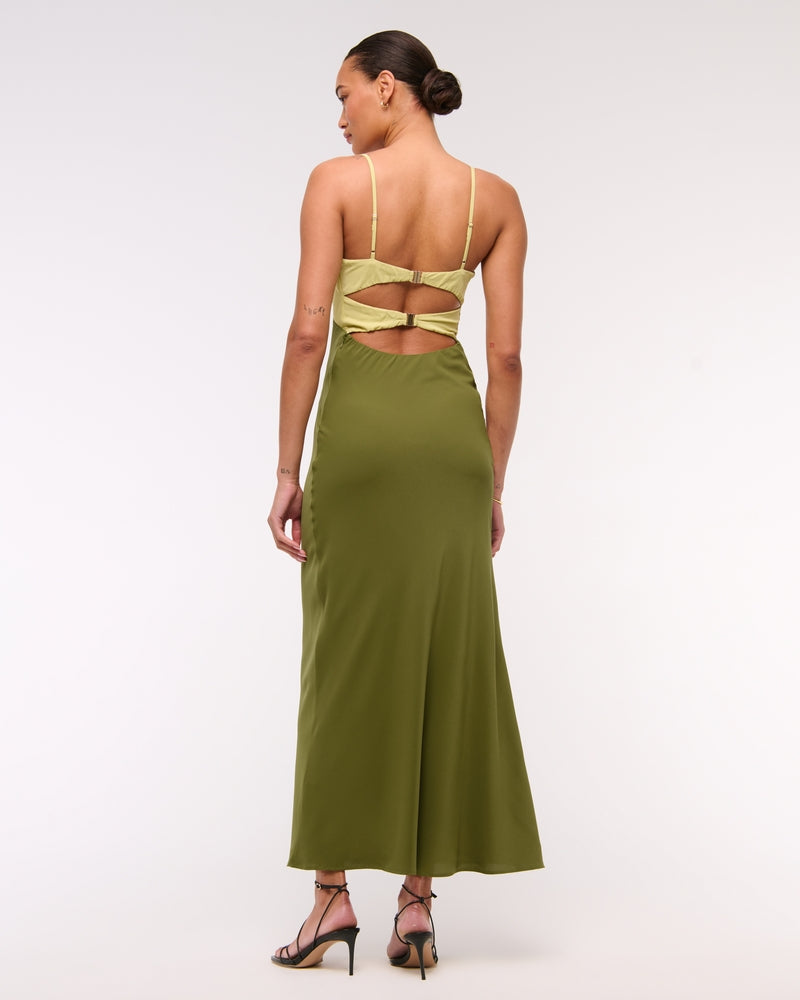 Slip Cutout Maxi Dress