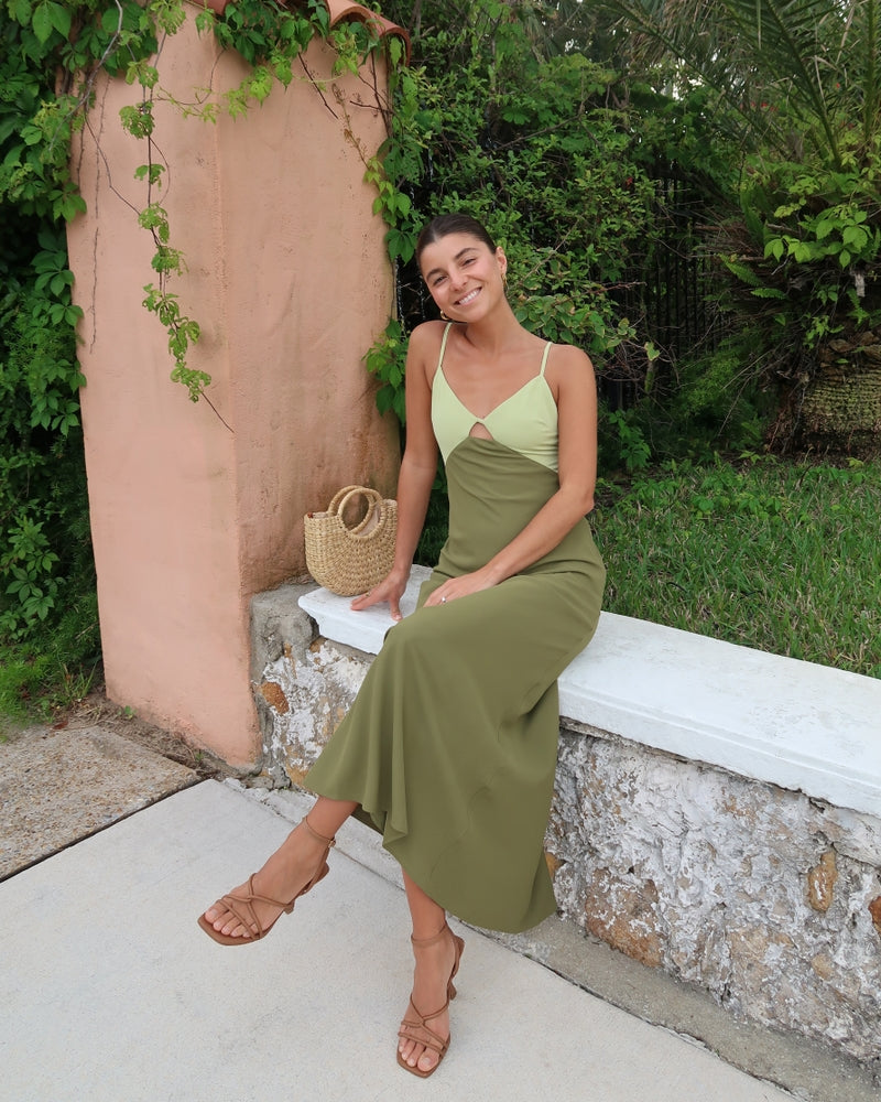 Slip Cutout Maxi Dress