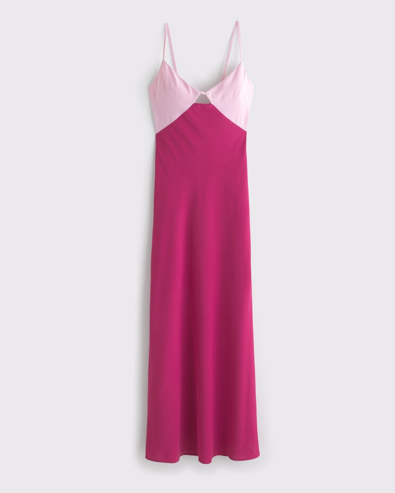 Slip Cutout Maxi Dress