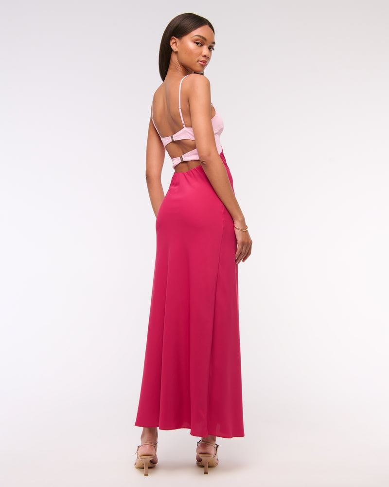 Slip Cutout Maxi Dress