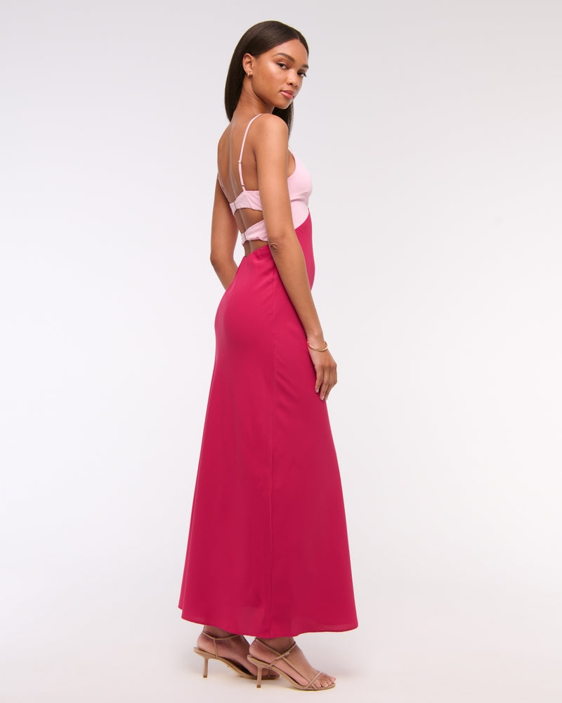 Slip Cutout Maxi Dress