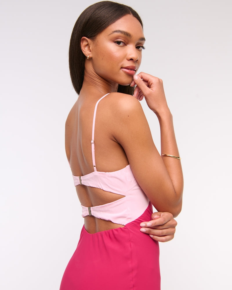 Slip Cutout Maxi Dress