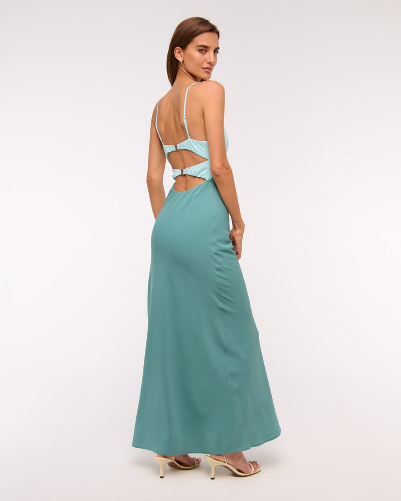 Slip Cutout Maxi Dress