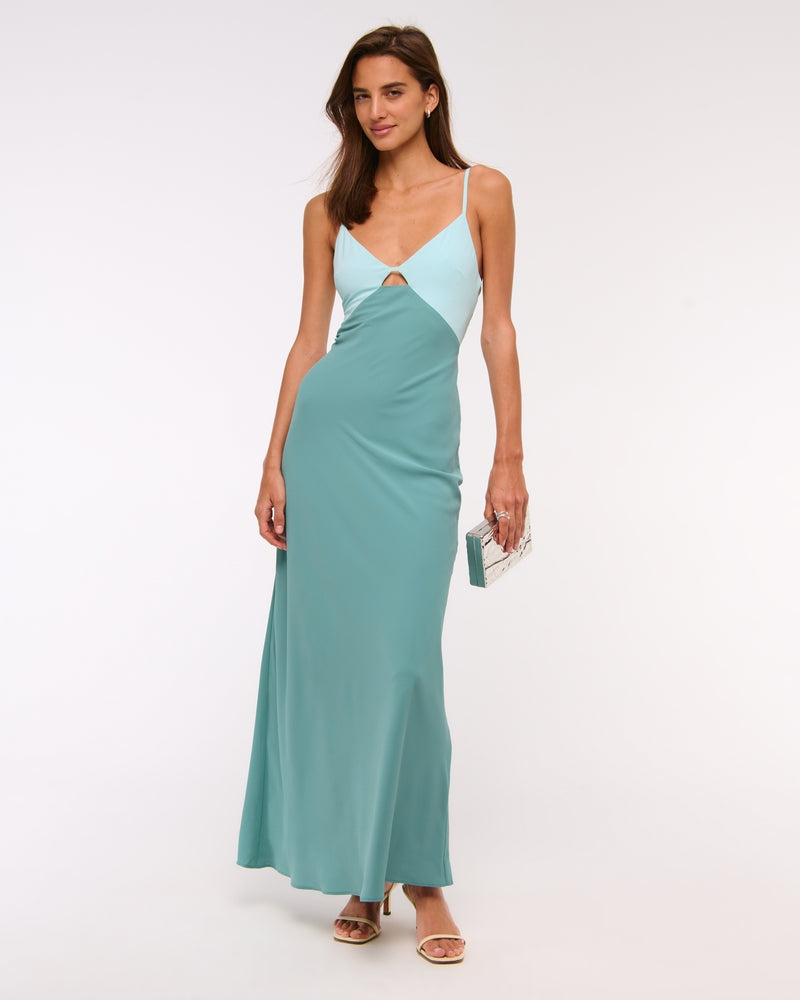 Slip Cutout Maxi Dress