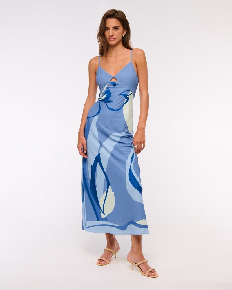 Slip Cutout Maxi Dress