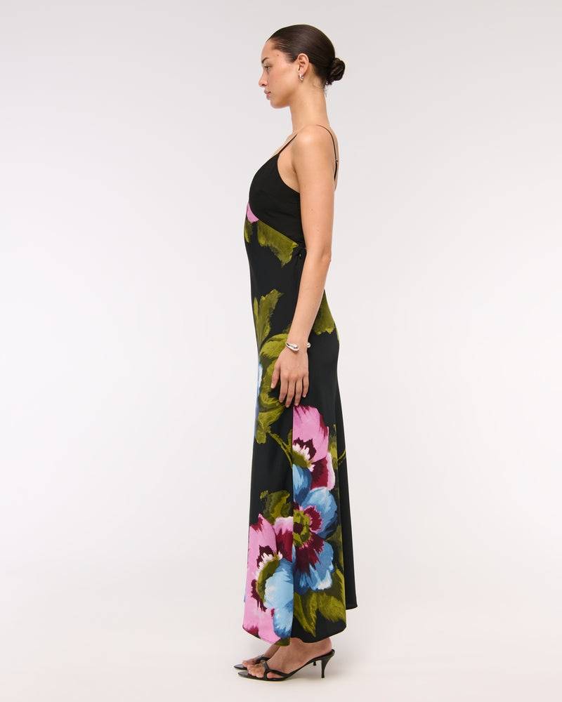 Slip Cutout Maxi Dress