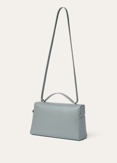 beige structured crossbody bag