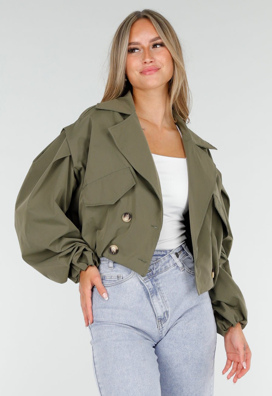 Cropped Utility Jacket