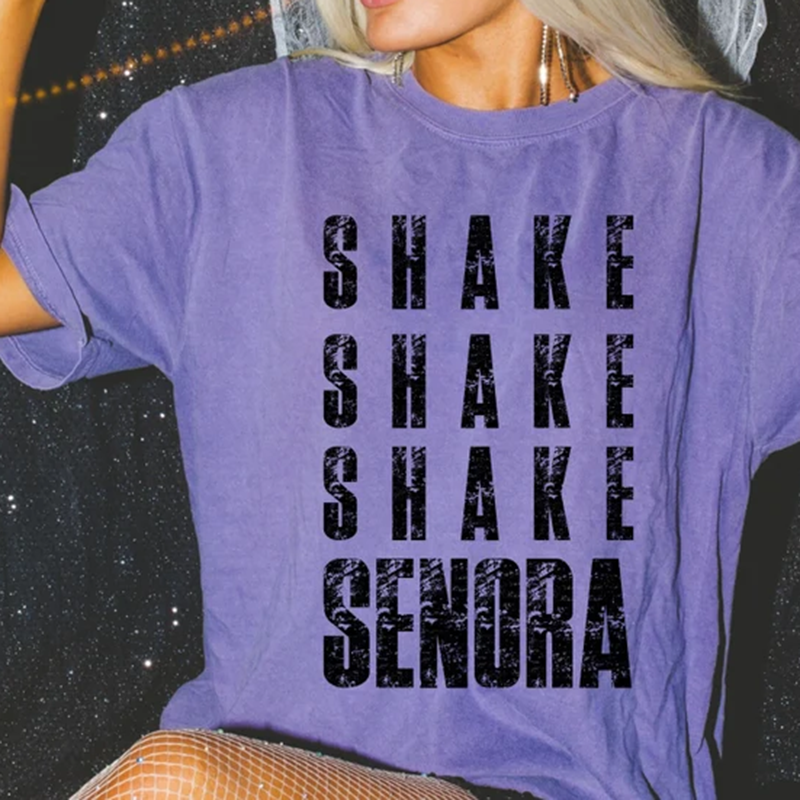 Shake Shake Shake Se Ora Halloween Art Vintage Washed T Shirt